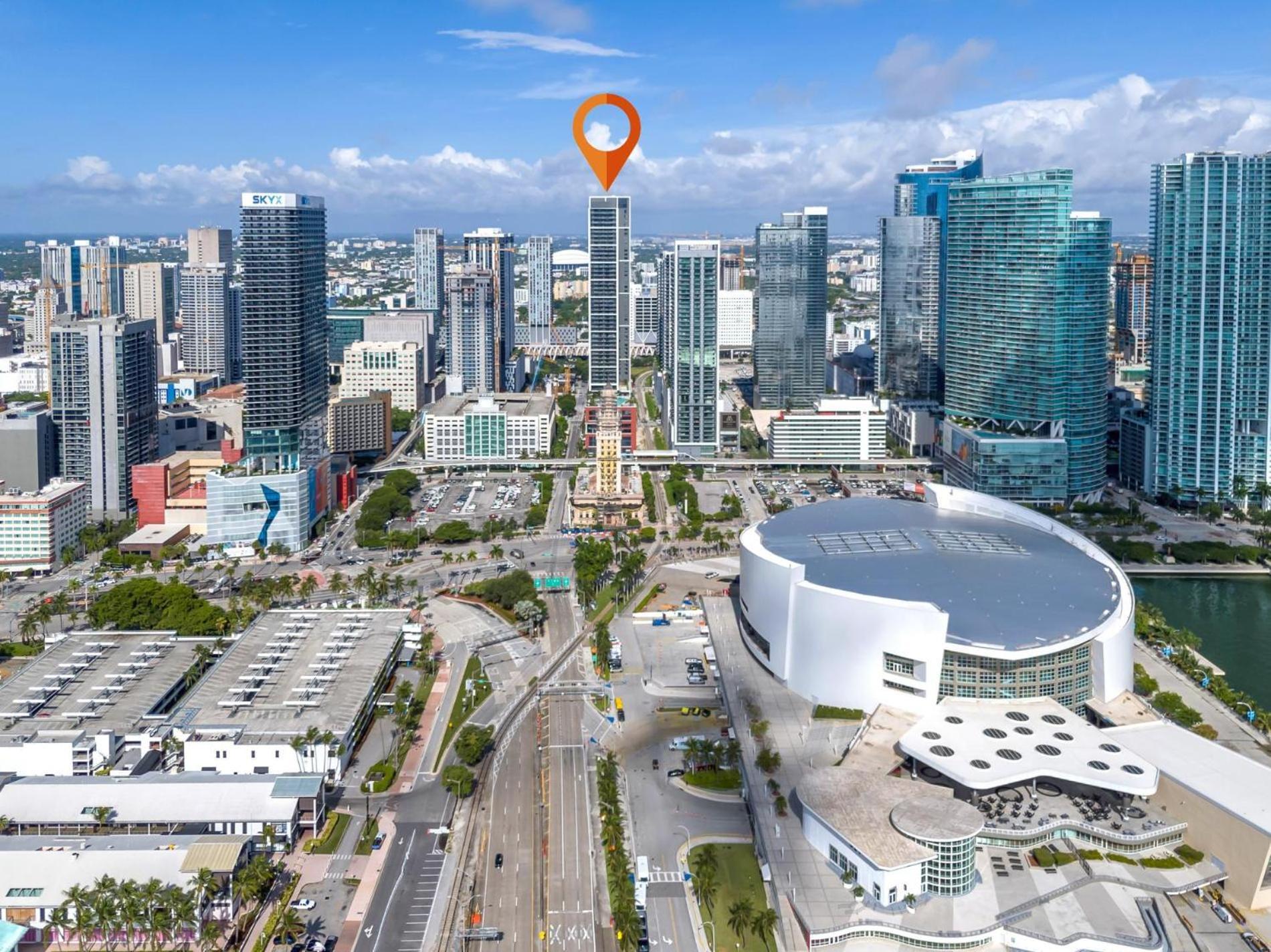 Modern 1Br Apartment With Breathtaking Views Heart Of Downtown Miami Eksteriør billede