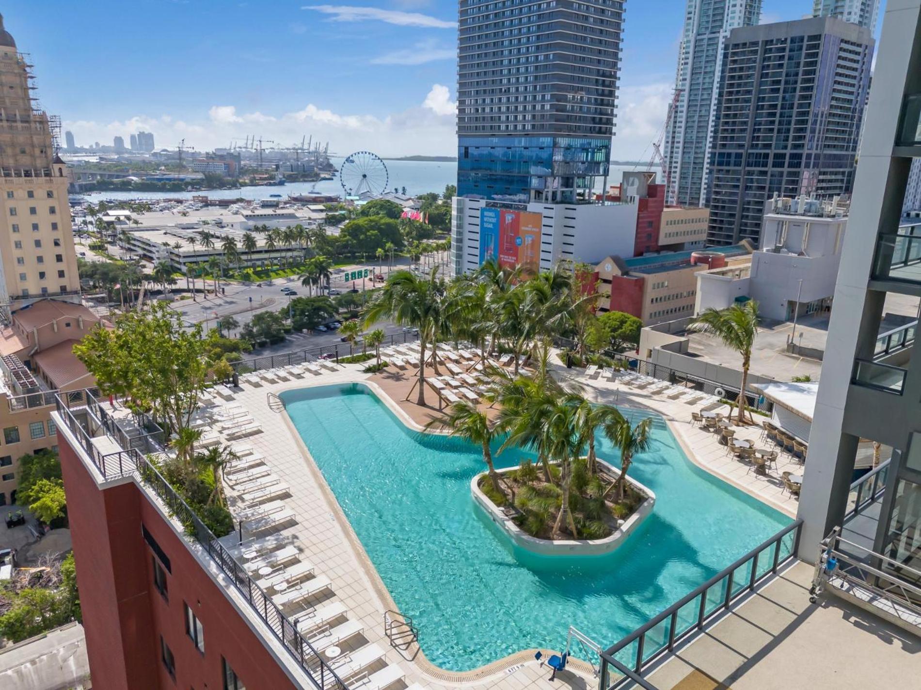 Modern 1Br Apartment With Breathtaking Views Heart Of Downtown Miami Eksteriør billede