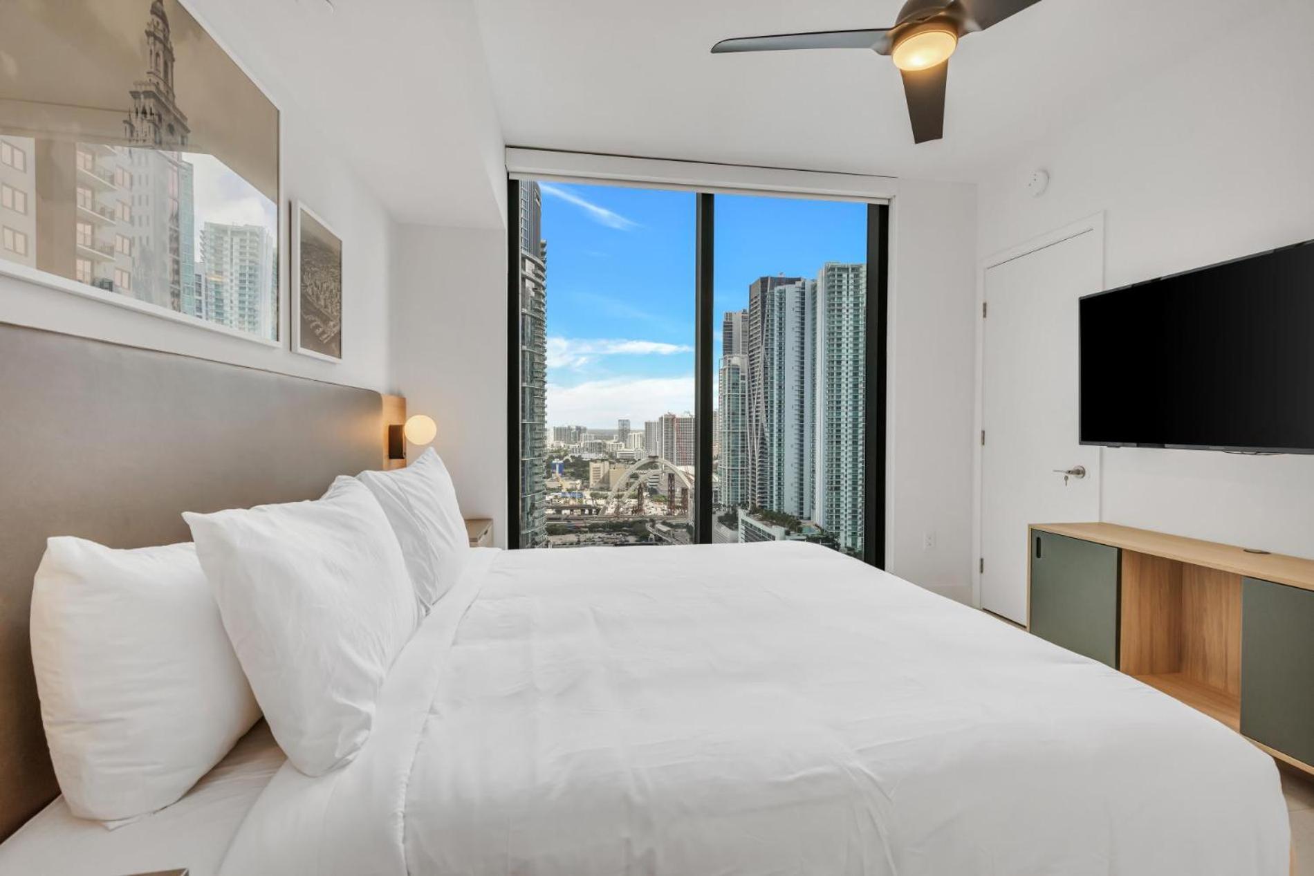 Modern 1Br Apartment With Breathtaking Views Heart Of Downtown Miami Eksteriør billede